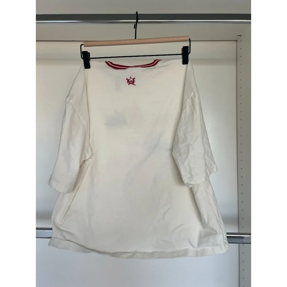 Adidas x Thebe Magugu bird of paradise Loose-Fit Embroidered T-Shirt xsmall - Picture 7 of 8